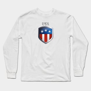 USA Badge Long Sleeve T-Shirt